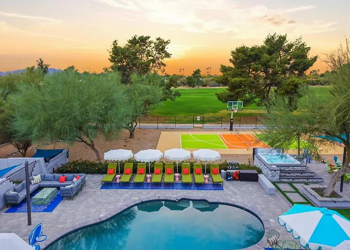Fun-filled Oasis - Pool Pickleball Games Galore Scottsdale