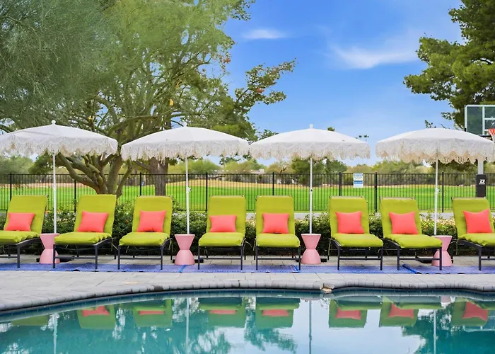 Fun-filled Oasis - Pool Pickleball Games Galore Scottsdale