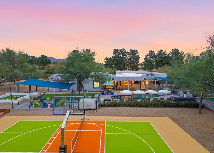 Fun-filled Oasis - Pool Pickleball Games Galore Scottsdale